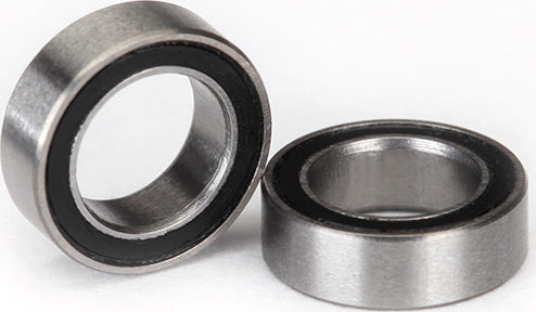 Ball bearings, black rubber sealed (5x8x2.5mm) (2)