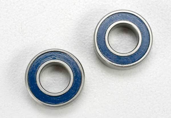 Ball bearings, blue rubber sealed (6x12x4mm) (2)