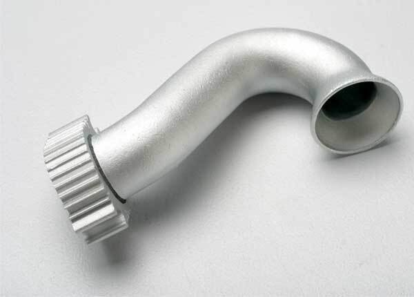 Header, exhaust (tubular aluminum, silver-anodized) (TRX 2.5, 2.5R)