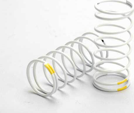 Spring, shock (white) (GTR) (front 0.7 yellow) (1 pair)
