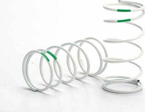 Spring, shock (white) (GTR) (std. front) (1.1 rate green) (1 pair)