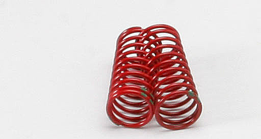 Spring, shock (red) (GTR) (1.8 rate double green stripe) (1 pair)