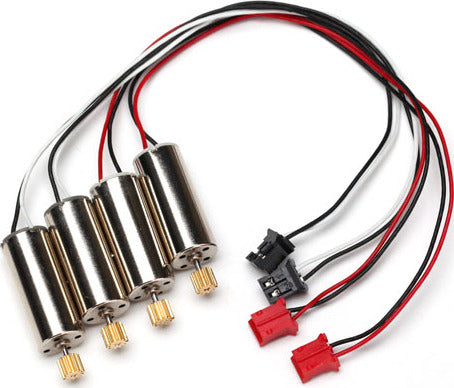 Motor, clockwise (high output, red connector) (2)/ motor, counter-clockwise (high output, black connector) (2)