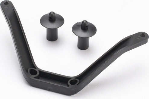 Body mount (1)/ body mount post (2) (front)