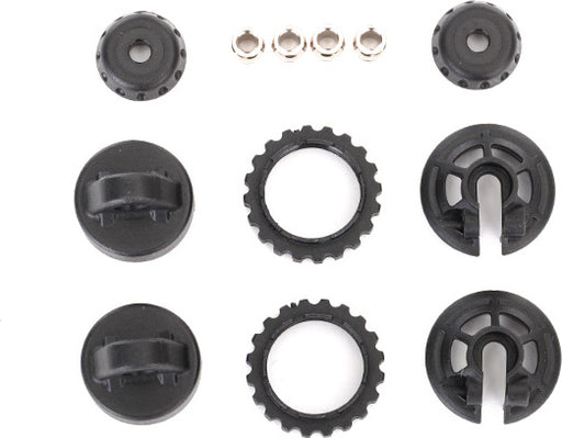 Caps & spring retainers, GTR shock (upper cap (2)/ hollow balls (4)/ bottom cap (2)/ upper retainer (2)/ lower retainer (2))