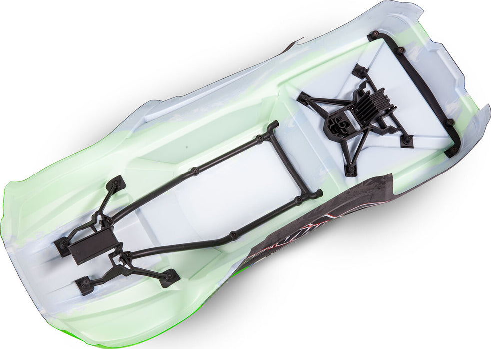 Body support, rear/ 3x15mm CS (2) / 3x15mm flat-head machine (2) (fits X-Maxx®)