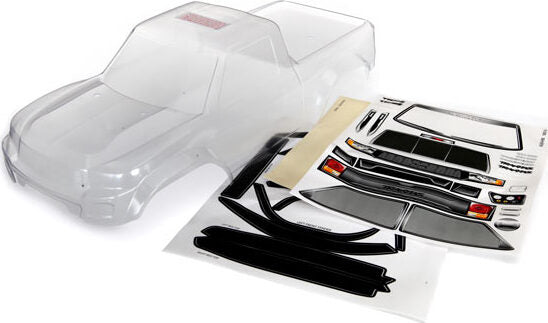 Body, TRX-4 Sport (clear, trimmed, requires painting)/ window masks/ decal sheet