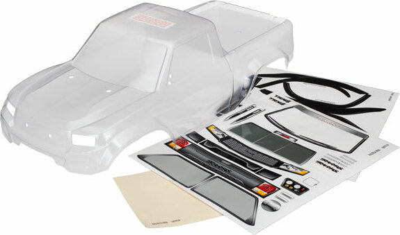 Body, TRX-4® Sport (clear, Trimmed, Die-cut For LED Light Kit, Requires Painting)/ Window Masks/ Decal Sheet