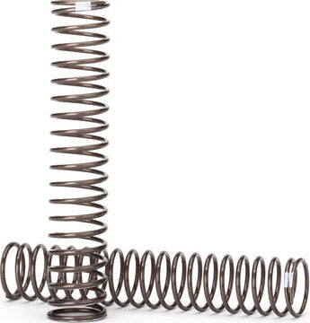 Springs, shock, long (natural finish) (GTS) (0.29 rate, white stripe) (for use with TRX-4® Long Arm Lift Kit)