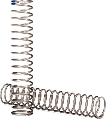 Springs, shock, long (natural finish) (GTS) (0.62 rate, blue stripe) (for use with TRX-4 Long Arm Lift Kit)