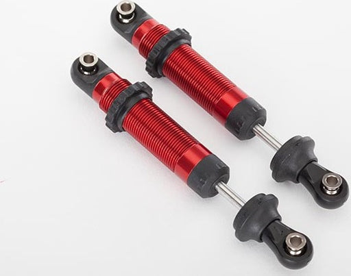 Shocks, GTS, aluminum (red-anodized) (assembled with spring retainers) (2)