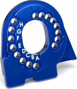 Motor Mount Plate, 6061-T6 Aluminum (blue-Anodized)