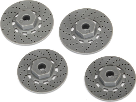 Wheel hubs, hex (disc brake rotors) (4)
