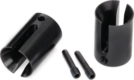 Drive cup, machined steel (2)/ 4x17mm screw pins (2)