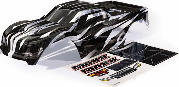 Body, Maxx®, Prographix® (Graphics Are Printed, Requires Paint and Final Color Application)/ Decal Sheet (Fits Maxx® with Extended Chassis (352Mm Wheelbase))