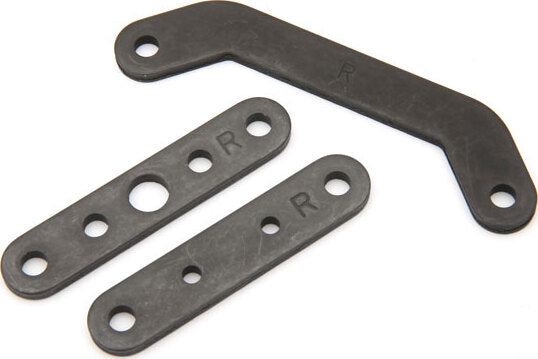 Bulkhead tie bar, rear, upper (1)/ lower front (1)/ lower rear (1) (steel)