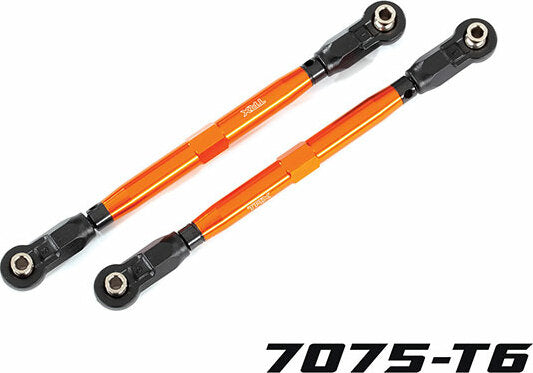 Toe Links, Front (TUBES Orange-Anodized, 7075-T6 Aluminum, Stronger Than Titanium) (2) (for Use with #8995 WideMaxx® Suspension Kit)