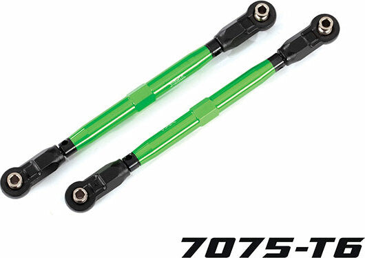 Toe Links, Front (TUBES Green-Anodized, 7075-T6 Aluminum, Stronger Than Titanium) (2) (for Use with #8995 WideMaxx® Suspension Kit)
