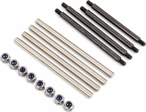Suspension Pin Set, Extreme Heavy Duty, Complete (front and Rear) (hardened Steel) (3x52mm (4), 3x32mm (2), 3x40mm (2))/ M2.5x0.45mm NL (8) (for Use with #9080 Upgrade Kit)