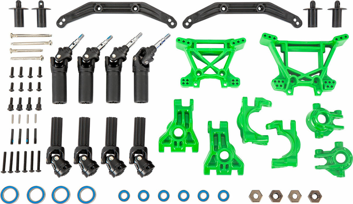 Outer Driveline & Suspension Upgrade Kit, extreme heavy duty, green