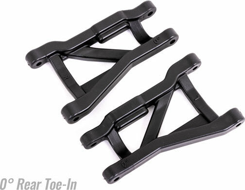 Suspension arms, black, rear (left & right), heavy duty, 0° toe angle (2)