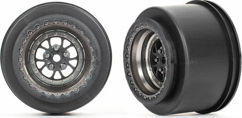 Wheels, Weld Satin Black Chrome (rear) (2)