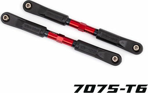 Toe Links, Sledge® (TUBES Red-Anodized, 7075-T6 Aluminum, Stronger Than Titanium) (120mm) (2)/ Rod Ends, Assembled with Steel Hollow Balls (4)/ Aluminum Wrench, 8mm (1)