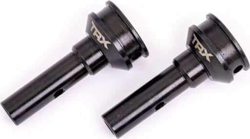 Stub axles, hardened steel (2) (for steel constant-velocity driveshafts) (fits Sledge®)