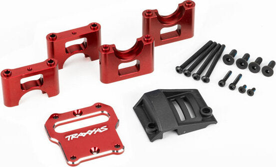 Mount, Center Differential Carrier, 6061-T6 Aluminum (Red-Anodized)