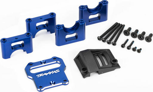 Mount, Center Differential Carrier, 6061-T6 Aluminum (blue-Anodized)