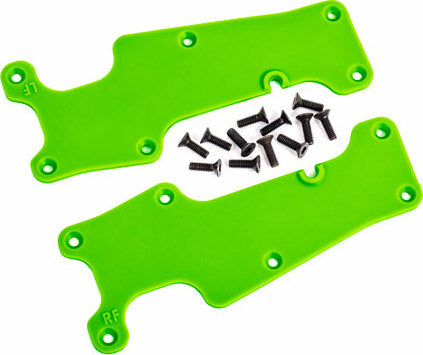 Suspension Arm Covers, Green, Front (Left and Right)/ 2.5x8 CCS (12)