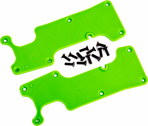 Suspension Arm Covers, Green, Rear (Left and Right)/ 2.5x8 CCS (12)