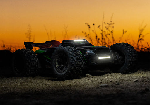 LED light set, Sledge, complete (includes body bumper with LED lights, roof skid plate with LED lights, #6590 high-voltage power amplifier)