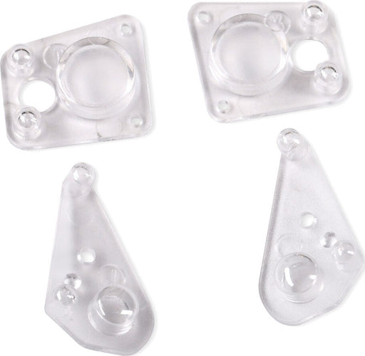 LED lenses, headlight (2), tail light (2) (fits #9712 body)