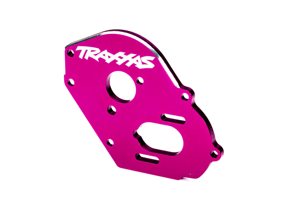 Plate, motor, pink (4mm thick) (aluminum)/ 3x10mm CS with split and flat washer (2)