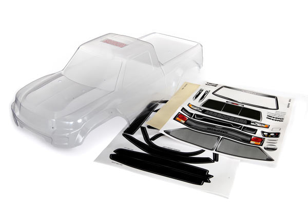 Body, TRX-4® Sport (clear, trimmed, requires painting)/ window masks/ decal sheet