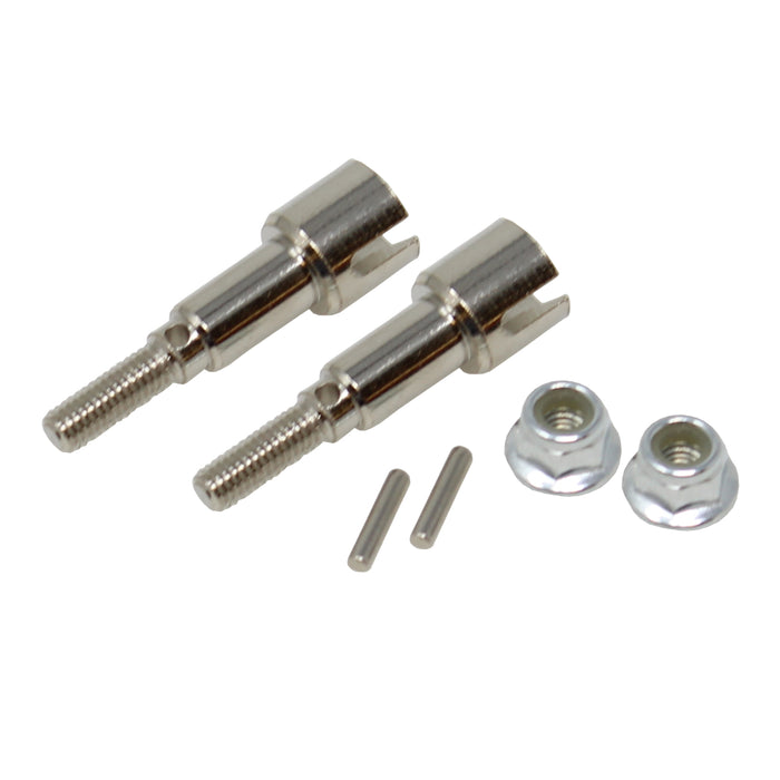 Volcano Metal Rear Wheel Shafts+Pins+Lock Nut M4