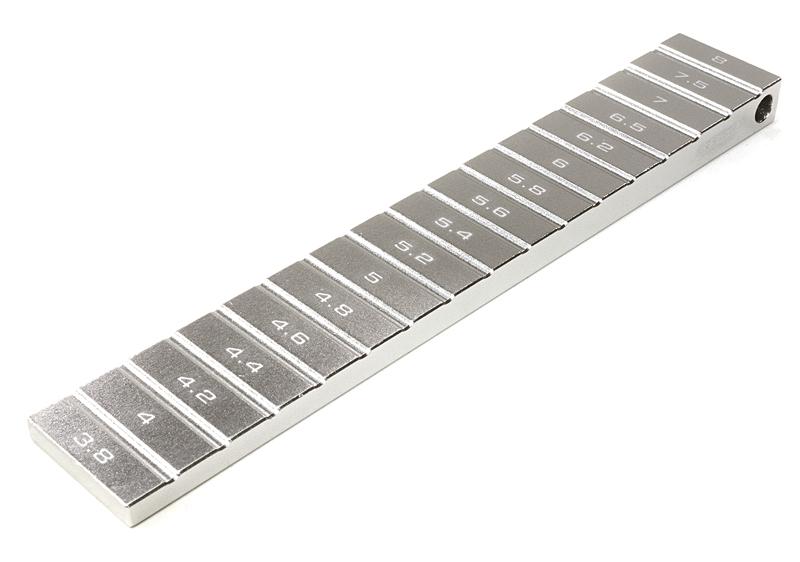 Professional Ride Height Gauge for TC & Drift (3.8-to-8.0mm)