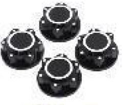 24mm Aluminum Wheel HEX Nut