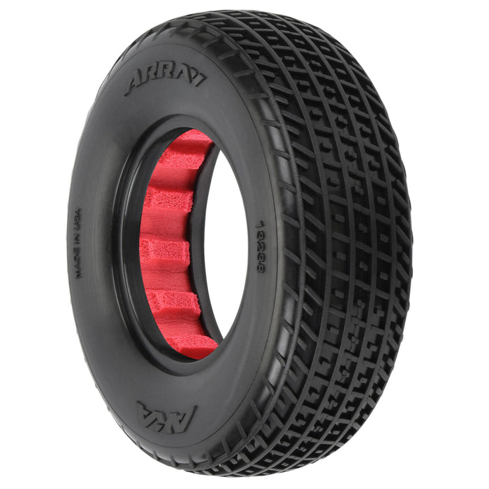 1/10 Array Clay 2WD Front 1.7"/2.2" Dirt Oval Tires (2)