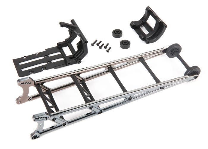 WHEELIE BAR BLACK CHROME