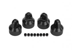 Shock caps, aluminum (hard-anodized, PTFE-coated), GTX shocks (4)/ spacers (8)