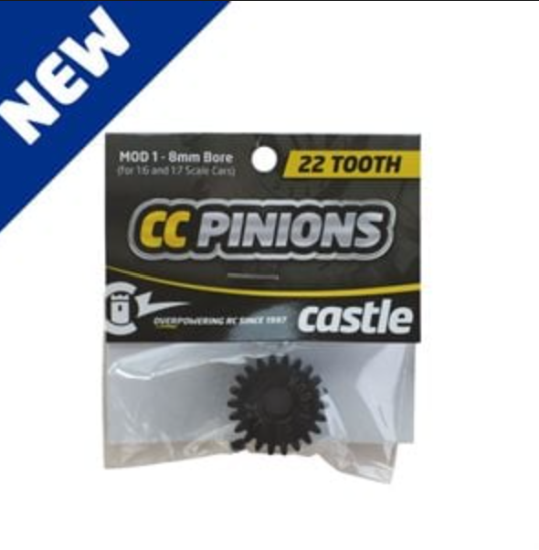 CC PINION 22T-MOD 1 8MM BORE