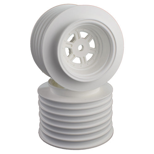 De Racing Gambler Rear Sprint Wheels with 12mm Hex / AE -TLR / WHITE