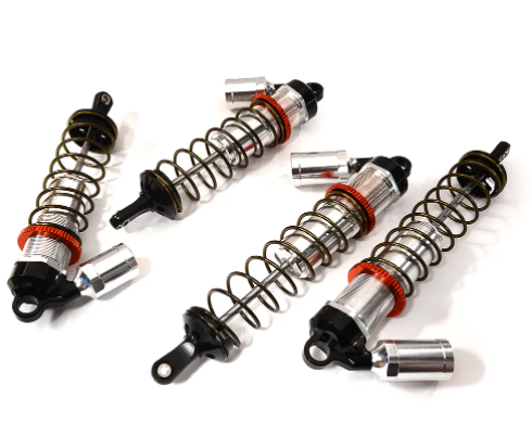 Billet Machined Piggyback Shock Set for Arrma 1/8 Kraton 6S BLX ARA330621 ARA330622