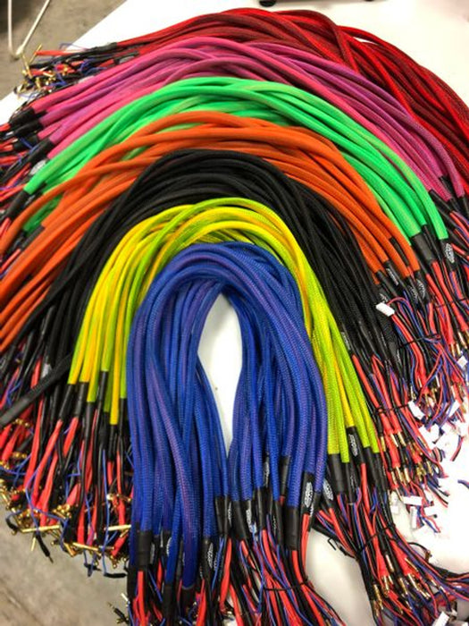 4mm to 4/5 bullet XL Charge Cables 36" (Pink)