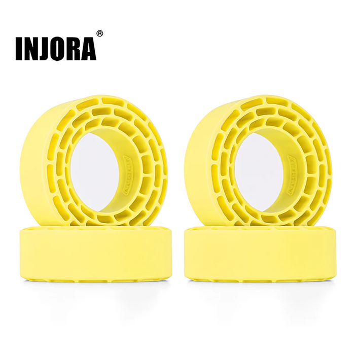 INJORA 4pcs Silicone Rubber Inserts For 1.3" Tires (68-72mm) SUPER SOFT