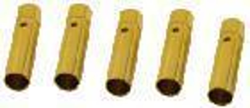 2.5mm Gold Plated Banana Plug Male & Female (10pcs)