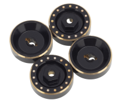 AZTAB Axial SCX24 Black Brass Wheels