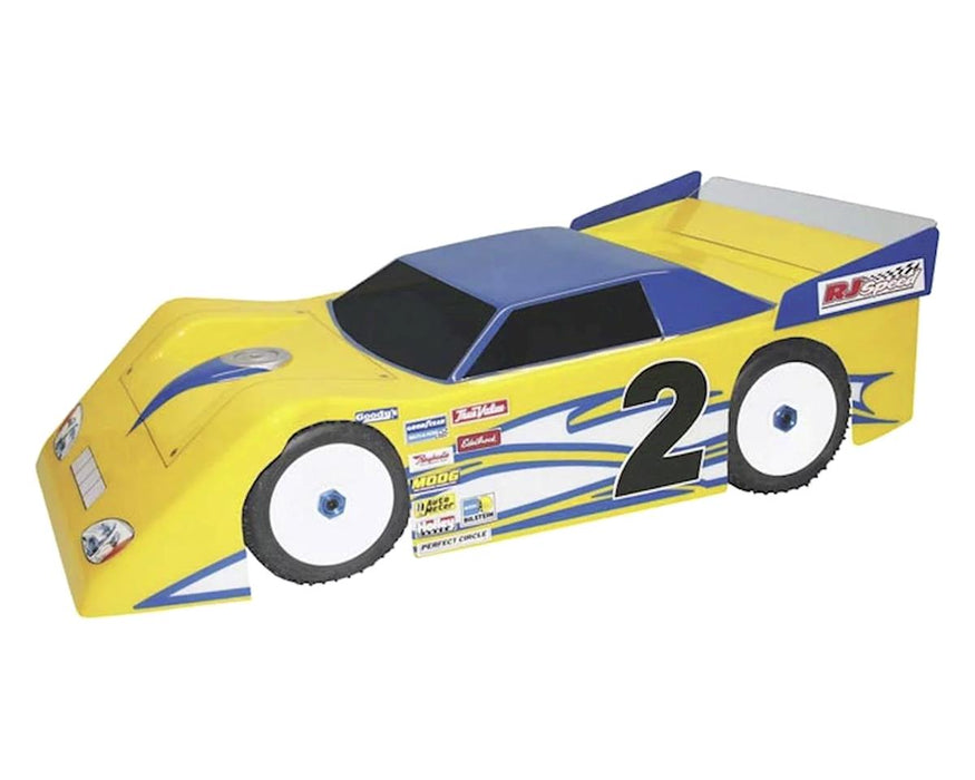 RJ Speed Mega Wedge 1/8 Dirt Oval Late Model Body (Clear)